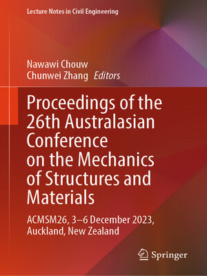 cover image of Proceedings of the 26th Australasian Conference on the Mechanics of Structures and Materials